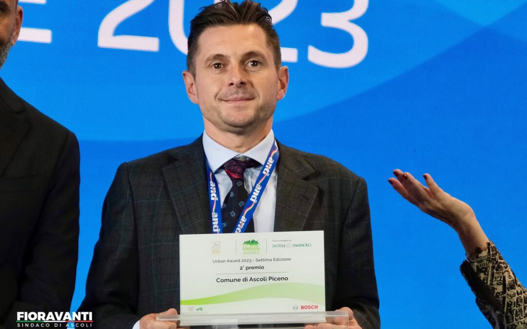 Il Comune di Ascoli Piceno premiato con il 2° posto agli Urban Award 2023!
