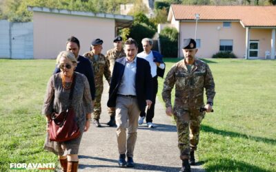Effettuato il sopralluogo per i lavori di ampliamento ed adeguamento del Poligono di Tiro in località Villaggio del Fanciullo sulla strada Salaria.