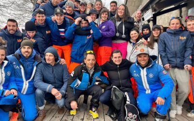 Il mio in bocca al lupo, da presidente del Cotuge, a questi 38 ragazzi che a Monte Piselli stanno svolgendo il corso per diventare maestri di sci!