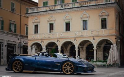 Il rombo dei motori della Pagani in Piazza del Popolo!