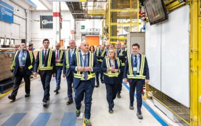 In visita alla Beko, che dopo mesi molto complicati ha deciso di mantenere lo stabilimento produttivo di Comunanza!