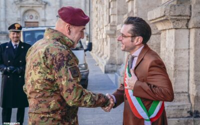 Onorato della visita da parte del Capo di Stato Maggiore dell’Esercito Italiano, il Generale di Corpo d’Armata Carmine Masiello!