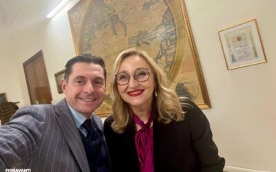 Con l’instancabile amica e Sottosegretario al Mef, Lucia Albano: a lavoro, insieme, per Ascoli e il Piceno!